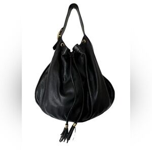 GUCCI Leather Hobo Bag